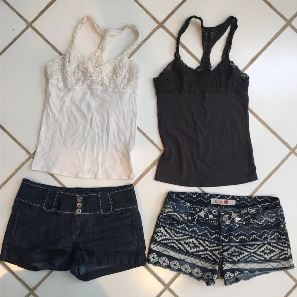 Tank Tops and Shorts - size small